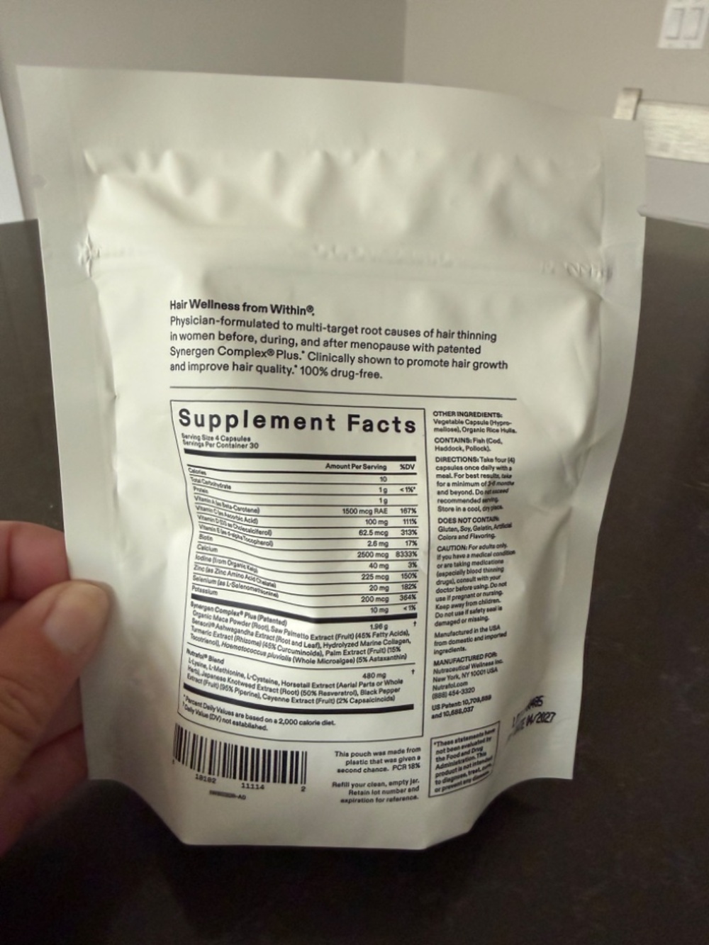 New - Unopened - Nutrafol Women's Balance - one month supply - Picture 3 of 3